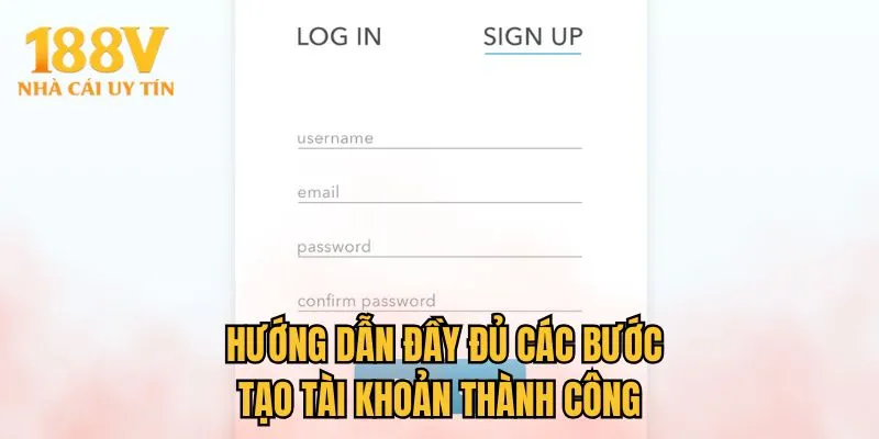 Hướng dẫn đầy đủ các bước tạo tài khoản thành công